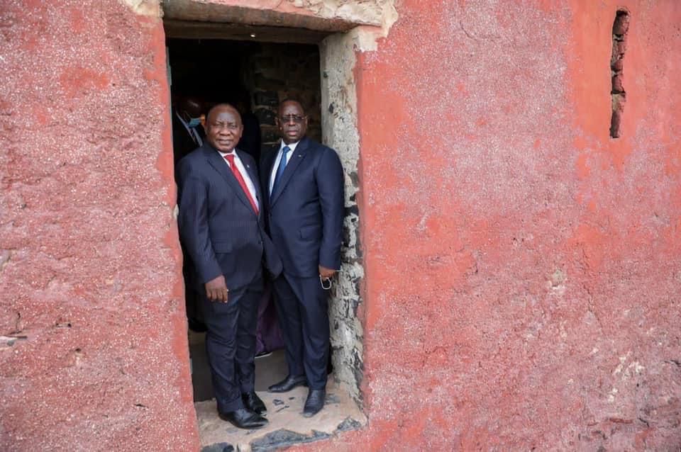 api.php?action=streamfile&path=%2FNews%2Fmacky ramaphosa goree1 - Le président sud-africain Cyril Ramaphosa à Gorée avec Macky Sall