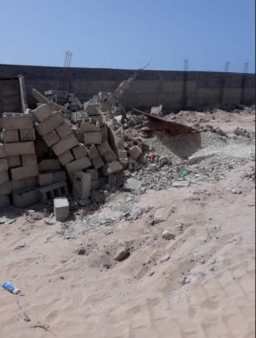 ALMADIES: Les constructions sur le terrain acquis par de Baba Tandian aussi ont été démolies
