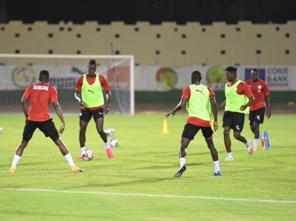 Amical Sénégal-Mauritanie : En images, la première séance d’entrainement des Lions