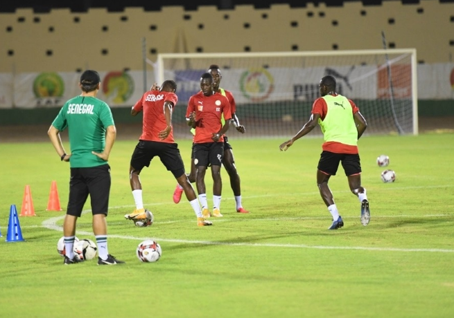 Amical Sénégal-Mauritanie : En images, la première séance d’entrainement des Lions